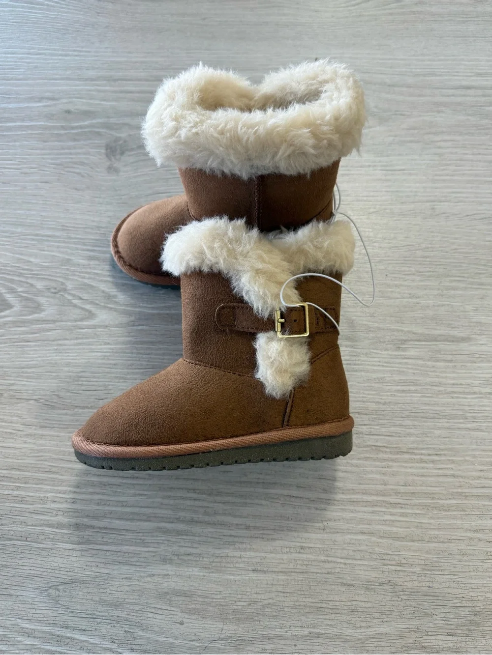 The Children's Place Brown Faux Fur Lined Girls' Boots